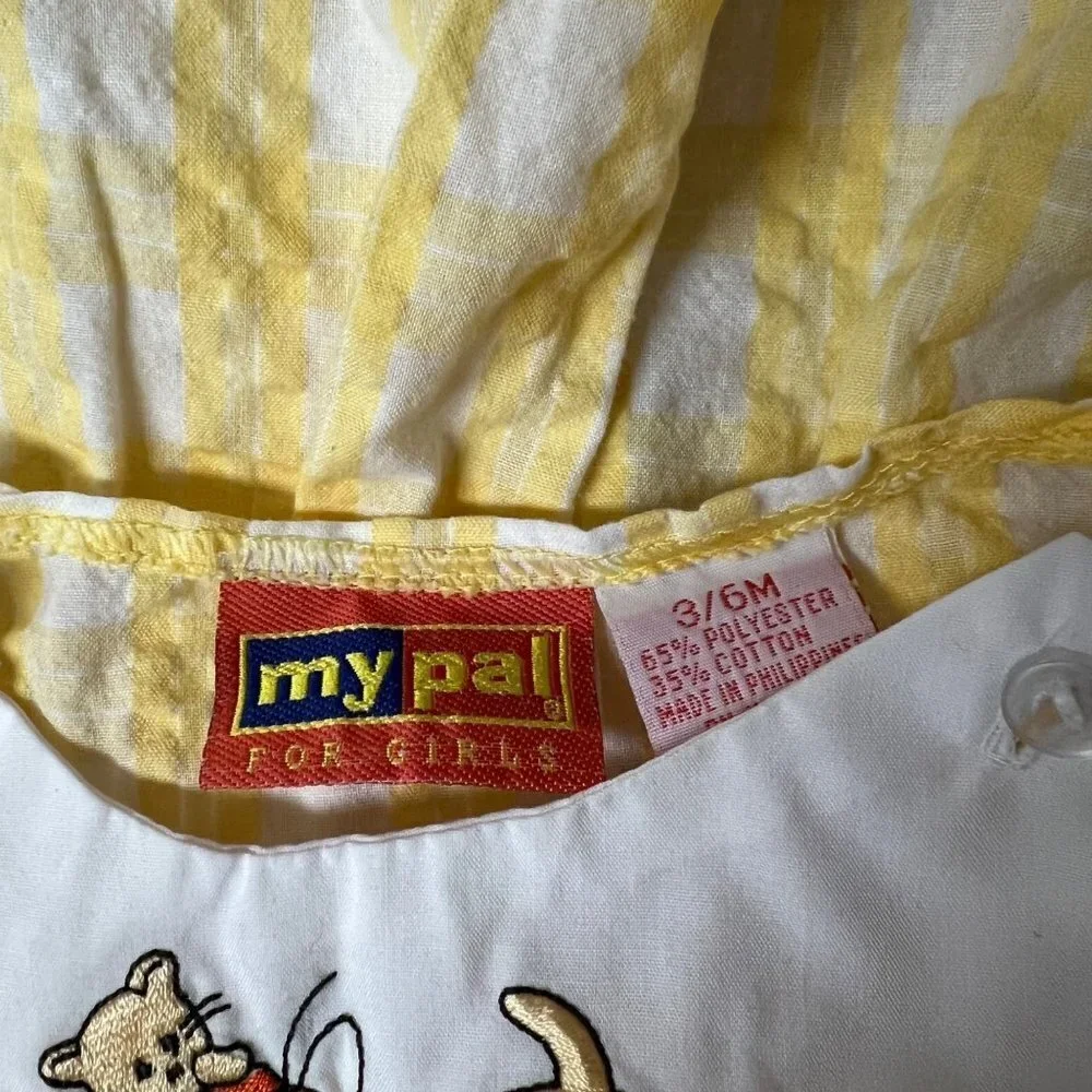 Vintage My Pals For Girls 2pc Dress Sz 3/6 Months